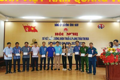 Cán bộ, giáo viên trường mẫu giáo Vĩnh Bình Nam tham gia Hội nghị sơ kết, biểu dương, khen thưởng, phong trào thi đua dân vận khéo giai đoạn 2012 – 2023