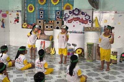Trường mẫu giáo Vĩnh Bình Nam tổ chức chuyên đề sinh hoạt tổ chuyên môn theo hướng nghiên cứu bài học