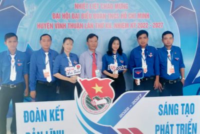 Chi đoàn MG Vĩnh Bình Nam tham dự Đại hội Đại Biểu Đoàn TNCS Hồ Chí Minh Huyện Vĩnh Thuận Vĩnh Thuận lần thứ XII, nhiệm kỳ 2022 – 2027.