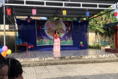 Trường mẫu giáo Vĩnh Bình Nam tổ chức mừng Trung thu cho các bé