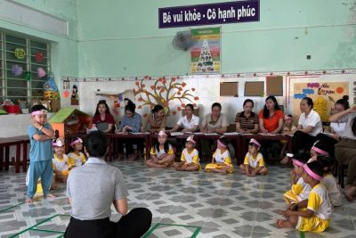 THAO GIẢNG TRƯỜNG MẪU GIÁO VĨNH BÌNH NAM